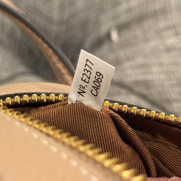 Coach Jamie Pebbled Leather Camera Crossbody Bag EUC - Picture 14 of 16